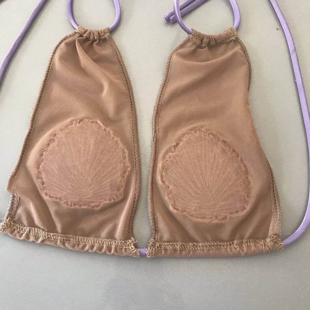 Sequin Clamshell Bikini Top - Picture 5 of 6